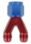 Y Adaptor -8 AN female to 2 x -6 AN male Ports - #146-08-06