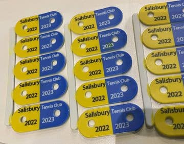 Colour Printed Shoe Tag x10