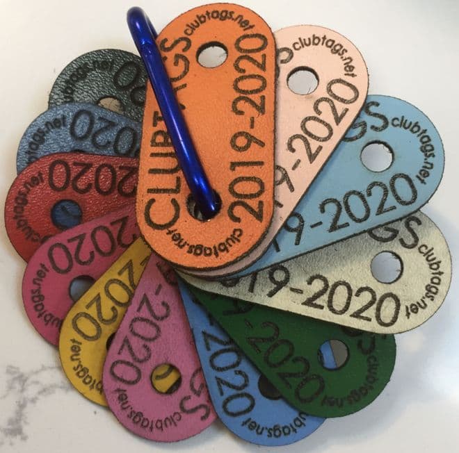 Leather Shoe Tags (x10)