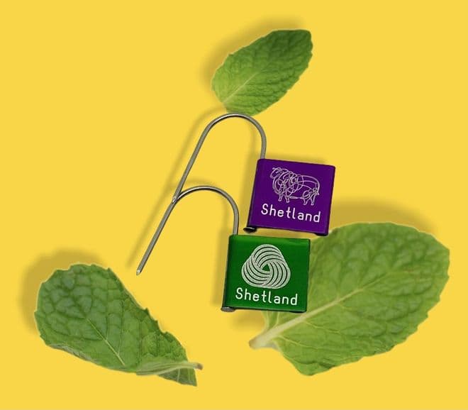 Startin Padlock Tags x 10 - identify newborn lambs or brand your handmade woollen textiles. Individually know your baby chicks or create personalised earrings or keyrings. Beautifully anodises colours and fine pins.
