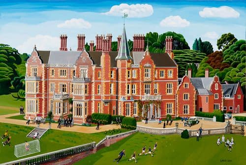 Taverham Hall Art Prints by Brian Lewis,Taverham Hall School