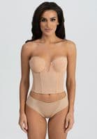 Satin Low Back Bustier