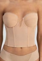 Satin Low Back Bustier