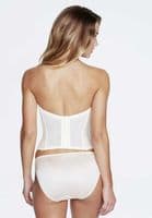 Satin Basque with Low Back