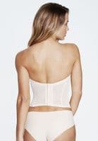 Seamless Low back Longline Bra (Nude)