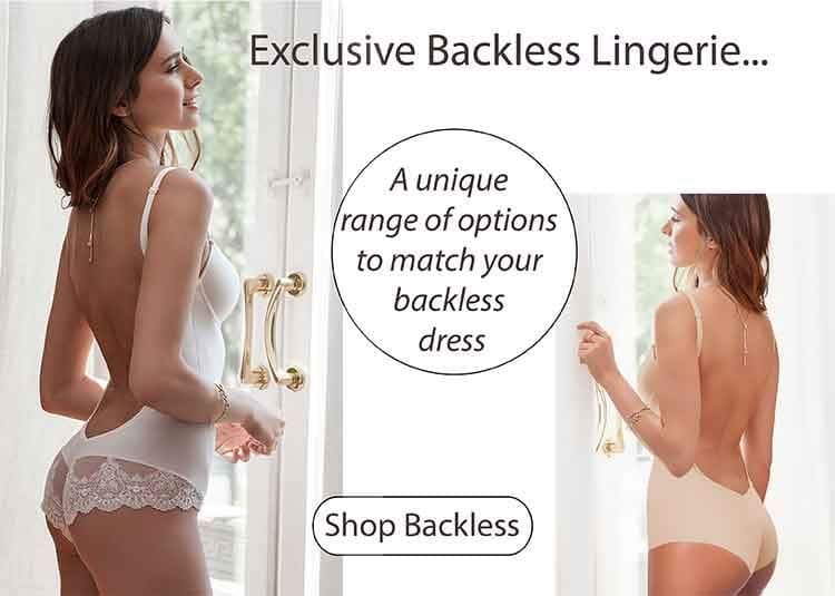 Backless body suits to match your low backed wedding dress