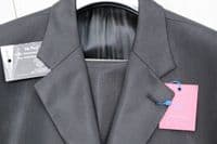 ALEXANDRE Savile Row Black Long Jacket Suit Uk40 *BNWT*