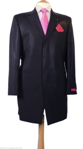 ALEXANDRE Savile Row Black Long Jacket Suit Uk40 *BNWT*