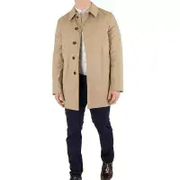 AQUASCUTUM Dark Beige Berkeley Rain Coat