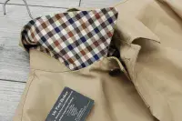 AQUASCUTUM Dark Beige Berkeley Rain Coat