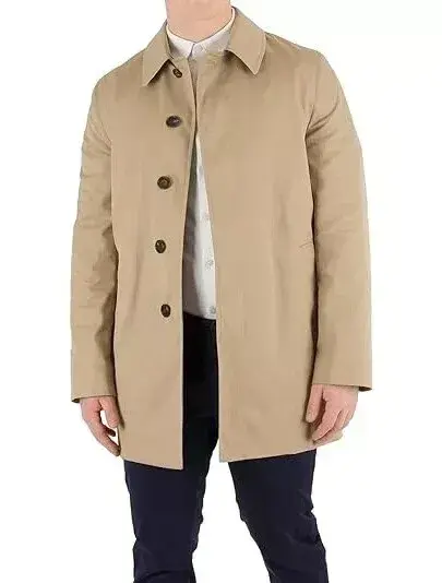 AQUASCUTUM Dark Beige Berkeley Rain Coat