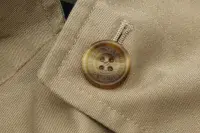 AQUASCUTUM Dark Beige Camel Broadgate Rain Coat Made In UK