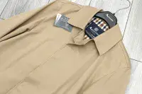 AQUASCUTUM Dark Beige Camel Broadgate Rain Coat Made In UK