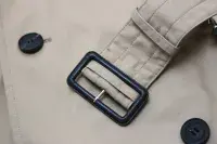 AQUASCUTUM Dark Beige Camel DB CORBY Trench Rain Coat Made In UK