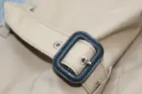 AQUASCUTUM Dark Beige Camel DB CORBY Trench Rain Coat Made In UK