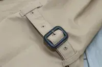 AQUASCUTUM Dark Beige Camel DB CORBY Trench Rain Coat Made In UK