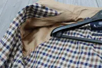 AQUASCUTUM Dark Beige Camel DB CORBY Trench Rain Coat Made In UK