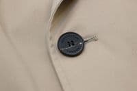 AQUASCUTUM Dark Beige KINGSGATE Trench Rain Coat Made In Italy UK42 XL