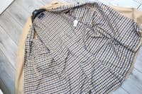 AQUASCUTUM Dark Beige KINGSGATE Trench Rain Coat Made In Italy UK42 XL
