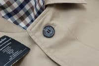 AQUASCUTUM Dark Beige NEW FILEY Rain Trench Coat Mac Made In UK