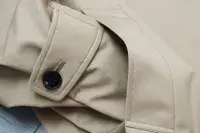 AQUASCUTUM Dark Beige NEW FILEY Rain Trench Coat Mac Made In UK