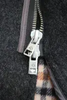 AQUASCUTUM Dark Grey Hooded New Montgomery Duffel Duffle Coat Jacket Made In UK