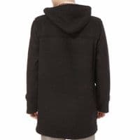 AQUASCUTUM Dark Grey Hooded New Montgomery Duffel Duffle Coat Jacket Made In UK