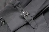 AQUASCUTUM Dark Navy Almost Black SB CORBY Trench Rain Coat Made In UK