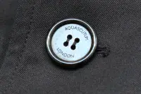 AQUASCUTUM Dark Navy Almost Black SB CORBY Trench Rain Coat Made In UK