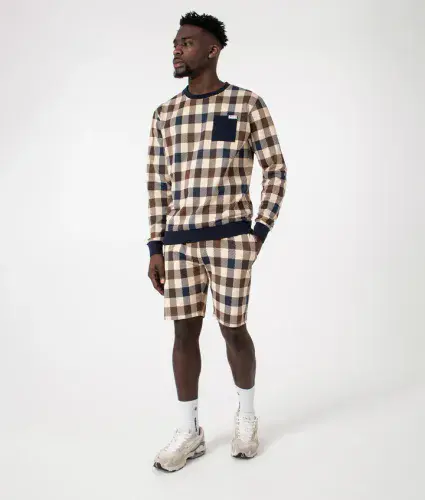 AQUASCUTUM Macro Check Shorts BRAND NEW SIZE LARGE