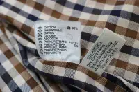 AQUASCUTUM Navy Cotton Blend Trench Rain Coat Made In England