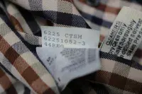 AQUASCUTUM Navy KINGSGATE Trench Rain Coat Made In England
