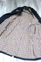 AQUASCUTUM Navy KINGSGATE Trench Rain Coat Made In England