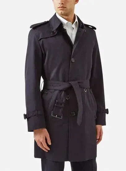 AQUASCUTUM Navy SB CORBY Trench Rain Coat BRAND NEW Made In UK