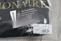 BILLIONAIRE Black Knitted BB Embroidered Logo Polo Shirt XXL 2XL BNWT in Bag