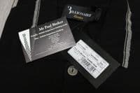 BILLIONAIRE Black Knitted BB Embroidered Logo Polo Shirt XXL 2XL BNWT in Bag