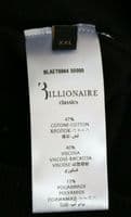 BILLIONAIRE Black Knitted BB Embroidered Logo Polo Shirt XXL 2XL BNWT in Bag