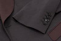 DOLCE & GABBANA Grey Wool Suit Jacket & Burgundy Waistcoat BRAND NEW + TAGS
