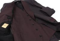 DOLCE & GABBANA Grey Wool Suit Jacket & Burgundy Waistcoat BRAND NEW + TAGS