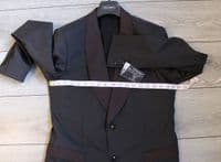 DOLCE & GABBANA Grey Wool Suit Jacket & Burgundy Waistcoat BRAND NEW + TAGS