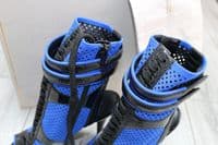 EMILIO PUCCI Neoprene & Leather Ankle Boots Shoes + Dust Bag UK7 EU40 US10 NEW