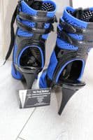 EMILIO PUCCI Neoprene & Leather Ankle Boots Shoes + Dust Bag UK7 EU40 US10 NEW