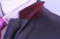 Holland Esquire 3 PIECE Grey CROSSDYE Suit + H.Esq FREE SUIT CARRIER Uk36 *BNWT*