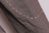 HOLLAND ESQUIRE Beige HAND CUSTOMISED Puppytooth Jacket Blazer BNWT Uk40