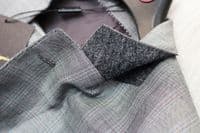 Holland Esquire Grey Checked PURE WOOL Suit UK38 EU48 C38 x W32 NEW + TAGS