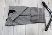Holland Esquire Grey Checked PURE WOOL Suit UK38 EU48 C38 x W32 NEW + TAGS