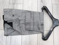 Holland Esquire Grey Dogtooth Overcheck WOOL & CASHMERE Suit Uk38 *BNWT*