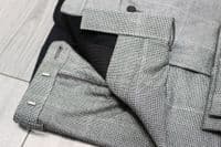 Holland Esquire Grey Dogtooth Overcheck WOOL & CASHMERE Suit Uk38 *BNWT*