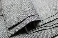 Holland Esquire Grey Dogtooth Overcheck WOOL & CASHMERE Suit Uk38 *BNWT*