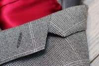 Holland Esquire Grey Dogtooth Overcheck WOOL & CASHMERE Suit Uk38 *BNWT*